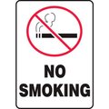 Accuform Accuform No Smoking Graphic Sign, 10inW x 14inH, Aluminum MSMK919VA